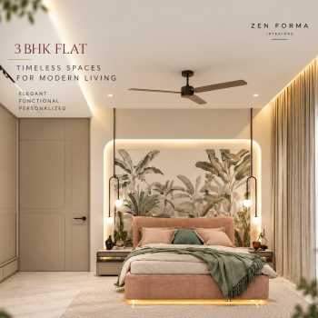 3BHK Flat Bedroom