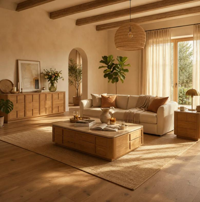Thoughtfully arranged residential interior